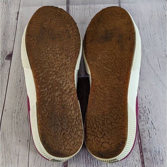 SUPERGA 2750 COTU IN BURGUNDY Sneakers with Gum Bottom - Picture 6 of 8